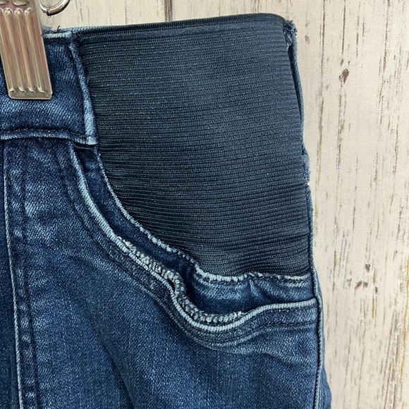 Jessica Simpson Maternity Jeans Side panel Size XL Dark wash - Picture 6 of 11